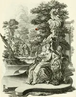 An illustration from Pars I. des berühmten italiänische[n] Ritters Caesaris Ripae, allerley Künsten und Wissenschafften dienlicher Sinnbildern und Gedancken : welchen jedesmahlen eine hierzu taugliche Historia oder Gleichnis beÿgefüget (1758)