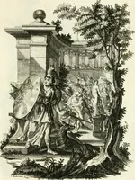 An illustration from Pars I. des berühmten italiänische[n] Ritters Caesaris Ripae, allerley Künsten und Wissenschafften dienlicher Sinnbildern und Gedancken : welchen jedesmahlen eine hierzu taugliche Historia oder Gleichnis beÿgefüget (1758)