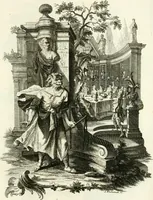An illustration from Pars I. des berühmten italiänische[n] Ritters Caesaris Ripae, allerley Künsten und Wissenschafften dienlicher Sinnbildern und Gedancken : welchen jedesmahlen eine hierzu taugliche Historia oder Gleichnis beÿgefüget (1758)