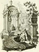An illustration from Pars I. des berühmten italiänische[n] Ritters Caesaris Ripae, allerley Künsten und Wissenschafften dienlicher Sinnbildern und Gedancken : welchen jedesmahlen eine hierzu taugliche Historia oder Gleichnis beÿgefüget (1758)