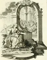 An illustration from Pars I. des berühmten italiänische[n] Ritters Caesaris Ripae, allerley Künsten und Wissenschafften dienlicher Sinnbildern und Gedancken : welchen jedesmahlen eine hierzu taugliche Historia oder Gleichnis beÿgefüget (1758)