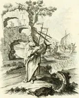 Picture 89 of 208 from Pars I. des berühmten italiänische[n] Ritters Caesaris Ripae, allerley Künsten und Wissenschafften dienlicher Sinnbildern und Gedancken : welchen jedesmahlen eine hierzu taugliche Historia oder Gleichnis beÿgefüget (1758), leaf 188