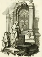 Picture 94 of 208 from Pars I. des berühmten italiänische[n] Ritters Caesaris Ripae, allerley Künsten und Wissenschafften dienlicher Sinnbildern und Gedancken : welchen jedesmahlen eine hierzu taugliche Historia oder Gleichnis beÿgefüget (1758), leaf 198
