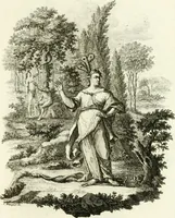 An illustration from Pars I. des berühmten italiänische[n] Ritters Caesaris Ripae, allerley Künsten und Wissenschafften dienlicher Sinnbildern und Gedancken : welchen jedesmahlen eine hierzu taugliche Historia oder Gleichnis beÿgefüget (1758)