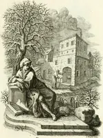 Picture 113 of 208 from Pars I. des berühmten italiänische[n] Ritters Caesaris Ripae, allerley Künsten und Wissenschafften dienlicher Sinnbildern und Gedancken : welchen jedesmahlen eine hierzu taugliche Historia oder Gleichnis beÿgefüget (1758), leaf 242