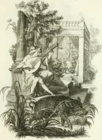 An illustration from Pars I. des berühmten italiänische[n] Ritters Caesaris Ripae, allerley Künsten und Wissenschafften dienlicher Sinnbildern und Gedancken : welchen jedesmahlen eine hierzu taugliche Historia oder Gleichnis beÿgefüget (1758)