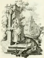 Picture 120 of 208 from Pars I. des berühmten italiänische[n] Ritters Caesaris Ripae, allerley Künsten und Wissenschafften dienlicher Sinnbildern und Gedancken : welchen jedesmahlen eine hierzu taugliche Historia oder Gleichnis beÿgefüget (1758), leaf 256