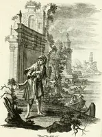 An illustration from Pars I. des berühmten italiänische[n] Ritters Caesaris Ripae, allerley Künsten und Wissenschafften dienlicher Sinnbildern und Gedancken : welchen jedesmahlen eine hierzu taugliche Historia oder Gleichnis beÿgefüget (1758)
