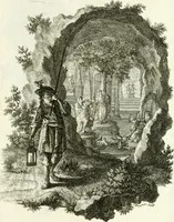 Picture 123 of 208 from Pars I. des berühmten italiänische[n] Ritters Caesaris Ripae, allerley Künsten und Wissenschafften dienlicher Sinnbildern und Gedancken : welchen jedesmahlen eine hierzu taugliche Historia oder Gleichnis beÿgefüget (1758), leaf 262