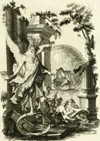 An illustration from Pars I. des berühmten italiänische[n] Ritters Caesaris Ripae, allerley Künsten und Wissenschafften dienlicher Sinnbildern und Gedancken : welchen jedesmahlen eine hierzu taugliche Historia oder Gleichnis beÿgefüget (1758)