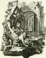An illustration from Pars I. des berühmten italiänische[n] Ritters Caesaris Ripae, allerley Künsten und Wissenschafften dienlicher Sinnbildern und Gedancken : welchen jedesmahlen eine hierzu taugliche Historia oder Gleichnis beÿgefüget (1758)