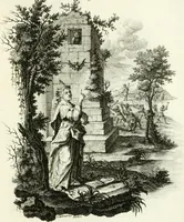 An illustration from Pars I. des berühmten italiänische[n] Ritters Caesaris Ripae, allerley Künsten und Wissenschafften dienlicher Sinnbildern und Gedancken : welchen jedesmahlen eine hierzu taugliche Historia oder Gleichnis beÿgefüget (1758)