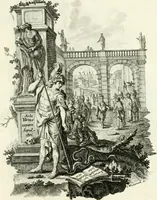An illustration from Pars I. des berühmten italiänische[n] Ritters Caesaris Ripae, allerley Künsten und Wissenschafften dienlicher Sinnbildern und Gedancken : welchen jedesmahlen eine hierzu taugliche Historia oder Gleichnis beÿgefüget (1758)
