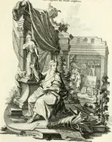 An illustration from Pars I. des berühmten italiänische[n] Ritters Caesaris Ripae, allerley Künsten und Wissenschafften dienlicher Sinnbildern und Gedancken : welchen jedesmahlen eine hierzu taugliche Historia oder Gleichnis beÿgefüget (1758)