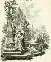 An illustration from Pars I. des berühmten italiänische[n] Ritters Caesaris Ripae, allerley Künsten und Wissenschafften dienlicher Sinnbildern und Gedancken : welchen jedesmahlen eine hierzu taugliche Historia oder Gleichnis beÿgefüget (1758)