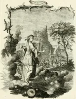 Picture 173 of 208 from Pars I. des berühmten italiänische[n] Ritters Caesaris Ripae, allerley Künsten und Wissenschafften dienlicher Sinnbildern und Gedancken : welchen jedesmahlen eine hierzu taugliche Historia oder Gleichnis beÿgefüget (1758), leaf 366