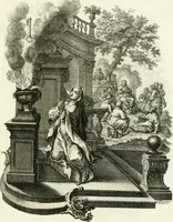 An illustration from Pars I. des berühmten italiänische[n] Ritters Caesaris Ripae, allerley Künsten und Wissenschafften dienlicher Sinnbildern und Gedancken : welchen jedesmahlen eine hierzu taugliche Historia oder Gleichnis beÿgefüget (1758)