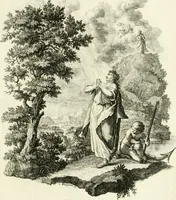 An illustration from Pars I. des berühmten italiänische[n] Ritters Caesaris Ripae, allerley Künsten und Wissenschafften dienlicher Sinnbildern und Gedancken : welchen jedesmahlen eine hierzu taugliche Historia oder Gleichnis beÿgefüget (1758)