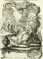 An illustration from Pars I. des berühmten italiänische[n] Ritters Caesaris Ripae, allerley Künsten und Wissenschafften dienlicher Sinnbildern und Gedancken : welchen jedesmahlen eine hierzu taugliche Historia oder Gleichnis beÿgefüget (1758)