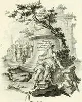 An illustration from Pars I. des berühmten italiänische[n] Ritters Caesaris Ripae, allerley Künsten und Wissenschafften dienlicher Sinnbildern und Gedancken : welchen jedesmahlen eine hierzu taugliche Historia oder Gleichnis beÿgefüget (1758)