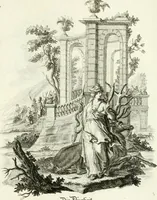 Picture 186 of 208 from Pars I. des berühmten italiänische[n] Ritters Caesaris Ripae, allerley Künsten und Wissenschafften dienlicher Sinnbildern und Gedancken : welchen jedesmahlen eine hierzu taugliche Historia oder Gleichnis beÿgefüget (1758), leaf 392