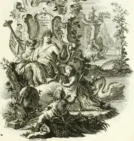 An illustration from Pars I. des berühmten italiänische[n] Ritters Caesaris Ripae, allerley Künsten und Wissenschafften dienlicher Sinnbildern und Gedancken : welchen jedesmahlen eine hierzu taugliche Historia oder Gleichnis beÿgefüget (1758)