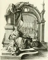 An illustration from Pars I. des berühmten italiänische[n] Ritters Caesaris Ripae, allerley Künsten und Wissenschafften dienlicher Sinnbildern und Gedancken : welchen jedesmahlen eine hierzu taugliche Historia oder Gleichnis beÿgefüget (1758)