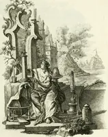 Picture 197 of 208 from Pars I. des berühmten italiänische[n] Ritters Caesaris Ripae, allerley Künsten und Wissenschafften dienlicher Sinnbildern und Gedancken : welchen jedesmahlen eine hierzu taugliche Historia oder Gleichnis beÿgefüget (1758), leaf 416