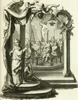 An illustration from Pars I. des berühmten italiänische[n] Ritters Caesaris Ripae, allerley Künsten und Wissenschafften dienlicher Sinnbildern und Gedancken : welchen jedesmahlen eine hierzu taugliche Historia oder Gleichnis beÿgefüget (1758)