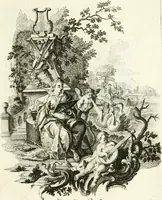 An illustration from Pars I. des berühmten italiänische[n] Ritters Caesaris Ripae, allerley Künsten und Wissenschafften dienlicher Sinnbildern und Gedancken : welchen jedesmahlen eine hierzu taugliche Historia oder Gleichnis beÿgefüget (1758)