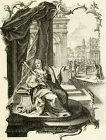 An illustration from Pars I. des berühmten italiänische[n] Ritters Caesaris Ripae, allerley Künsten und Wissenschafften dienlicher Sinnbildern und Gedancken : welchen jedesmahlen eine hierzu taugliche Historia oder Gleichnis beÿgefüget (1758)
