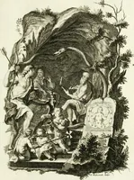 Picture 22 of 208 from Pars I. des berühmten italiänische[n] Ritters Caesaris Ripae, allerley Künsten und Wissenschafften dienlicher Sinnbildern und Gedancken : welchen jedesmahlen eine hierzu taugliche Historia oder Gleichnis beÿgefüget (1758), leaf 46