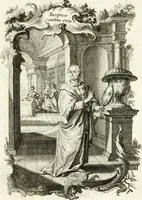 Picture 25 of 208 from Pars I. des berühmten italiänische[n] Ritters Caesaris Ripae, allerley Künsten und Wissenschafften dienlicher Sinnbildern und Gedancken : welchen jedesmahlen eine hierzu taugliche Historia oder Gleichnis beÿgefüget (1758), leaf 54