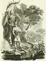 An illustration from Pars I. des berühmten italiänische[n] Ritters Caesaris Ripae, allerley Künsten und Wissenschafften dienlicher Sinnbildern und Gedancken : welchen jedesmahlen eine hierzu taugliche Historia oder Gleichnis beÿgefüget (1758)