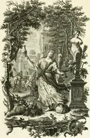 An illustration from Pars I. des berühmten italiänische[n] Ritters Caesaris Ripae, allerley Künsten und Wissenschafften dienlicher Sinnbildern und Gedancken : welchen jedesmahlen eine hierzu taugliche Historia oder Gleichnis beÿgefüget (1758)