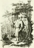 An illustration from Pars I. des berühmten italiänische[n] Ritters Caesaris Ripae, allerley Künsten und Wissenschafften dienlicher Sinnbildern und Gedancken : welchen jedesmahlen eine hierzu taugliche Historia oder Gleichnis beÿgefüget (1758)