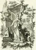 An illustration from Pars I. des berühmten italiänische[n] Ritters Caesaris Ripae, allerley Künsten und Wissenschafften dienlicher Sinnbildern und Gedancken : welchen jedesmahlen eine hierzu taugliche Historia oder Gleichnis beÿgefüget (1758)