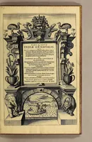 An illustration from Pars quarta Indiae Orientalis: qua primum varij generis animalia, fructus, arbores: item, aromata seu species & materialia: similiter & margarita seu vniones, ac gemmarum species pleraeq[ue]; sicut in India tum effodiantur, tum generentur; quo itidem in censu, pretio & appellatione sint, accuratè describuntur. : Per Ioannem Hugonem Lintschotanum, & nonnullos alios. Descriptioni huic adiectae nonnullibi sunt annotationes clariss. Dn. Bernhardi Paludani Doct. apud Enckhusanos Medici, apprimè vtiles & eruditae. Secundo: nouissima Hollandorum in Indiam Orientalem nauigatio, ad veris anni 1598. introitum suscepta, & quatuor exinde reducibus nauibus mense Iulio An. 1599. confecta, exponitur. (1601)