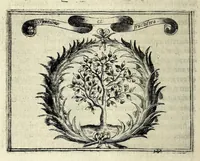 An illustration from Partheneia sacra, or, The mysterious and delicious garden of the sacred Parthenes : symbolically set forth and enriched with pious devises and emblemes for the entertainment of deuout soules, contriued al to the honour of the incomparable Virgin Marie, Mother of God, for the pleasure and deuotion especially of the parthenian sodalitie of her Immaculate Conception (1633)