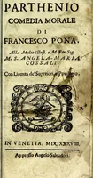 An illustration from Parthenio : comedia morale (1638)