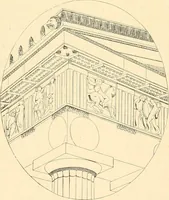 An illustration from The Parthenon; an essay on the mode by which light was introduced into Greek and Roman temples (1883)