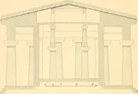 An illustration from The Parthenon; an essay on the mode by which light was introduced into Greek and Roman temples (1883)