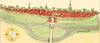 Picture 36 of 43 from The particular description of England. 1588. With views of some of the chief towns and armorial bearings of nobles and bishops (1879), leaf 146