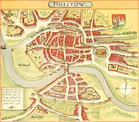 Picture 37 of 43 from The particular description of England. 1588. With views of some of the chief towns and armorial bearings of nobles and bishops (1879), leaf 148