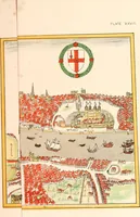 An illustration from The particular description of England. 1588. With views of some of the chief towns and armorial bearings of nobles and bishops (1879)
