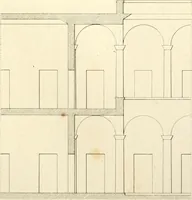 An illustration from Partie graphique des cours d'architecture faits à l'École royale polytechnique depuis sa réorganisation; précédée d'un sommaire des leçons relatives à ce nouveau travail (1821)