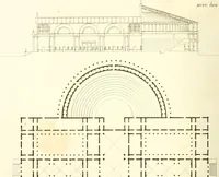 An illustration from Partie graphique des cours d'architecture faits à l'École royale polytechnique depuis sa réorganisation; précédée d'un sommaire des leçons relatives à ce nouveau travail (1821)