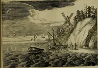 An illustration from Emblemata Florentii Schoonhovii I.C. Goudani, partim moralia, partim etiam civilia. Cum latiori eorundem ejusdem auctoris interpretatione. Accedunt et alia quaedam poëmatia in alijs poëmatum suorum libris non contenta (1618)