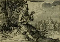 An illustration from Emblemata Florentii Schoonhovii I.C. Goudani, partim moralia, partim etiam civilia. Cum latiori eorundem ejusdem auctoris interpretatione. Accedunt et alia quaedam poëmatia in alijs poëmatum suorum libris non contenta (1618)