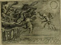 An illustration from Emblemata Florentii Schoonhovii I.C. Goudani, partim moralia, partim etiam civilia. Cum latiori eorundem ejusdem auctoris interpretatione. Accedunt et alia quaedam poëmatia in alijs poëmatum suorum libris non contenta (1618)